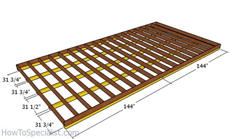 portable building plans free 12x24